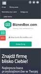 Mobile Screenshot of biznesbox.com