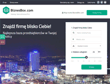 Tablet Screenshot of biznesbox.com